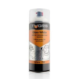 Tygris VariSpray Acrylic-Based Primers and Finishing Gloss White Paint