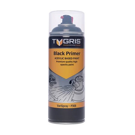 Tygris VariSpray Acrylic-Based Primers and Finishing Black Primer