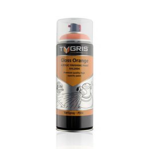Tygris VariSpray Acrylic-Based Primers and Finishing Gloss Orange Paint